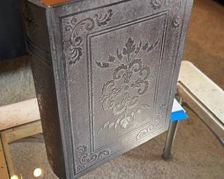 Storage box (looks like a book)
