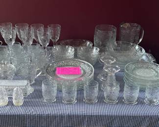Princess House “Fantasia” 60 Pieces of Dinnerware and Accessories Service for 8 Entire Collection $175