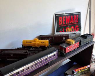 Vintage train cars