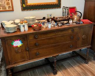 Buffet table