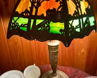 Arts & Crafts Slag Glass
