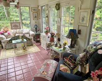 Artwork, furniture, rugs