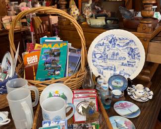 Travel Souvenirs and Maps