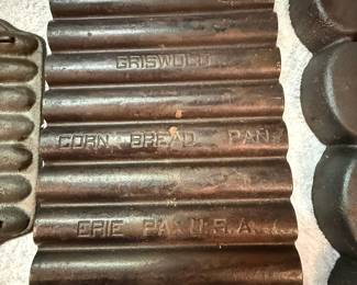 Griswold Corn Bread Pan, lots more Cast Iron!