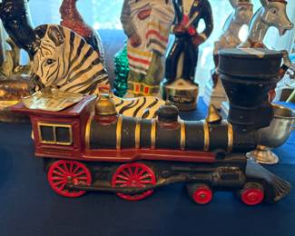 1969 McCormick Straight Bourbon Whiskey Train Locomotive Decanter