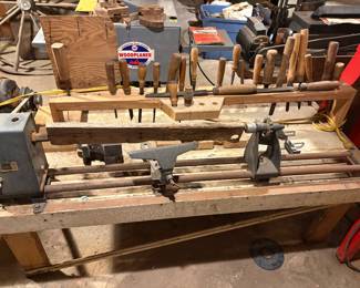 Lathe and Wood Chisels