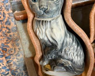 1967 Jim Beam "Beam's Trophy" cat bourbon whiskey decanter