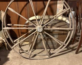 2 Wagon Wheels. one is not complete