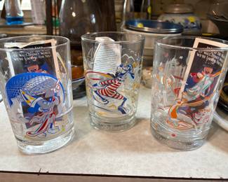 Disney cruise glasses w pamphlet