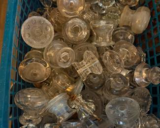 Glass knobs of all sizes and kinds