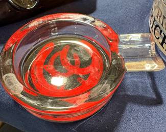 Vintage Marlboro promotional glass ashtray 1990's
