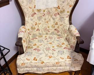 Vintage Wingback Armchair