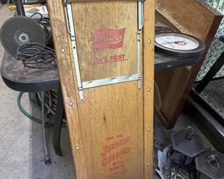 Vintage car repair items and tools