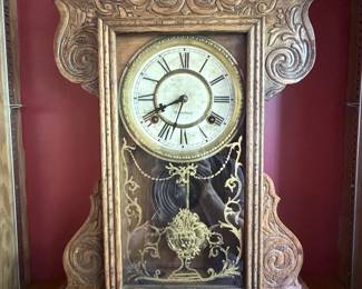 Waterbury Gingerbread Clock with original key