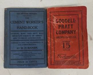Early 20th Century Tool Catalog 7 Cement Handbook