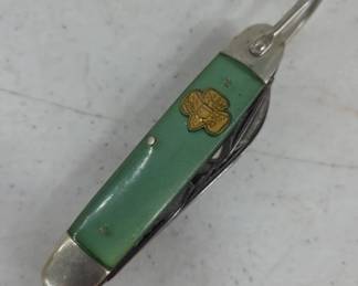 Girl Scouts USA Green Multi-Blade Pocket Knife