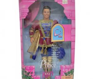 	Mattel Barbie Rapunzel Prince Ken Doll in Box