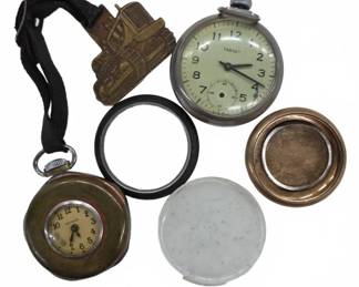 Target & New Haven Pocket Watches with Parts