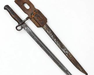 WWII Japanese Type 30 Bayonet with Scabbard