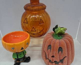 Halloween Pumpkin Decor Group