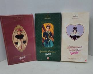 Hallmark Barbie Special Edition Dolls Trio