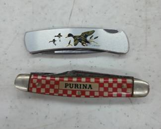 	Purina Checkered and Belleau Farm Pocket Knives
