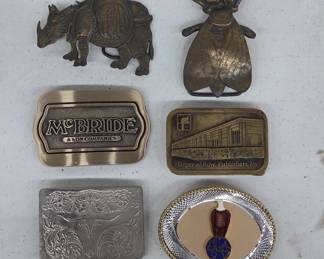 Belt Buckles Longhorn, Case Eagle, Rhino, Fly
