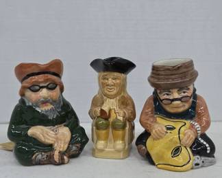 Roy Kirkham and Philpot Character Toby Mugs
