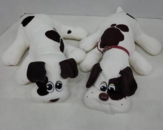 Pound Puppies Large Plush Dogs 1980s