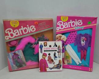 	Barbie Fashions Lot with Guide Book