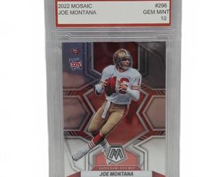 2022 Panini Mosaic Joe Montana Super Bowl MVP Card