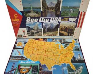 Cadaco See the USA Complete Peg Map Game