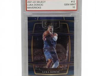 2021-22 Panini Select Luka Doncic Mavericks #12