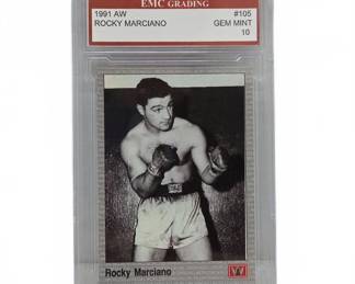 1991 AW Rocky Marciano #105 Card
