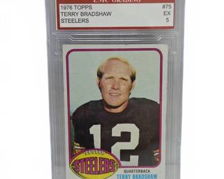 	1976 Topps Terry Bradshaw Steelers Card #75