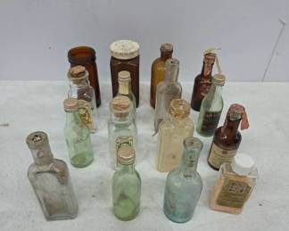 Apothecary and Liquor Bottles