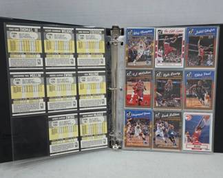 Binder of Approx 80 NBA Basketball Trading Cards