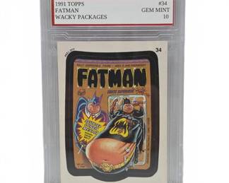 1991 Topps Wacky Packages Fatman