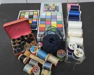Vintage and Modern Thread Spools Collection