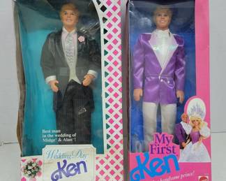 	Mattel Wedding Day Ken and My First Ken Dolls
