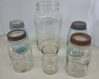 Ball Mason & Perfect Mason Glass Jars Assorted