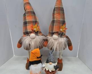Halloween and Fall Gnome Figurines Assortment