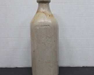 Pre Civil War English Stoneware Bottle
