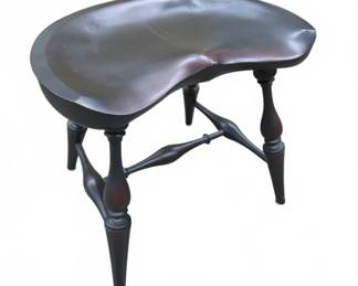 River Bend Ltd. Wooden Saddle Seat Stool