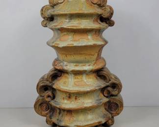 Bernard Rooke Mid-Century English Brutalist Vase