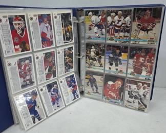 	Binder of Over 180 Assorted Hockey Cards