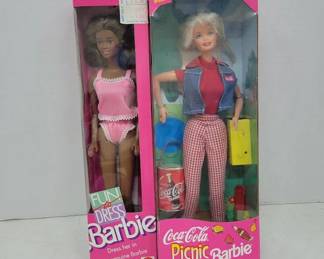 Mattel Fun Dress Barbie & Coca-Cola Picnic Barbie