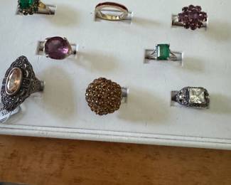 Sterling rings