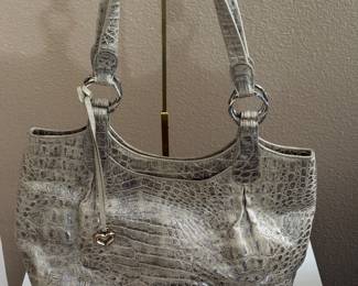 Brighton pewter leather handbag