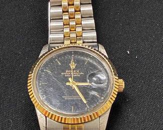 UM316Rolex Vintage Twotoned Oyster Perpetual Day Date Watch Note Cannot Authenticate